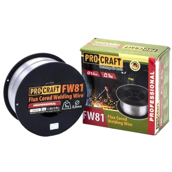 Флюсовий зварювальний дріт Procraft FW81 0.8 мм 1 кг (900081)