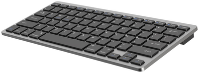 Клавіатура бездротова Platinet 2 in 1 K120W US Silver Black (PMK120WBS)
