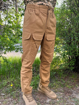 Штани камуфляжн літні і з карманами, Розмір 52, койот