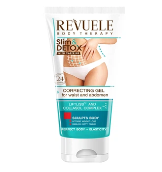 Корректирующий гель Revuele с кофеином для талии и живота Slim & Detox 200 мл 3800225901390
