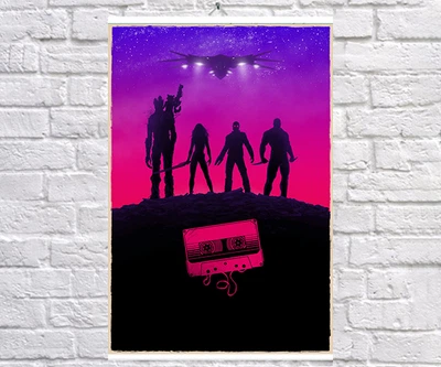 Постер BEGEMOT Вартові галактики Guardians of the Galaxy 40x61 см (1120929)