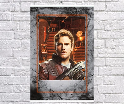Постер BEGEMOT Вартові галактики Пітер Джейсон Квилл Зоряний лорд Guardians of the Galaxy 40x61 см (1120942)