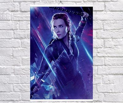 Постер BEGEMOT Мстители Супергерои MARVEL Наталья Романов Черная вдова 40x61 см (1120973)