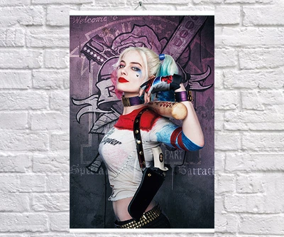 Постер BEGEMOT Супергерои DC Харли Квинн Harley Quinn Отряд самоубийц 40x61 см (1121185)