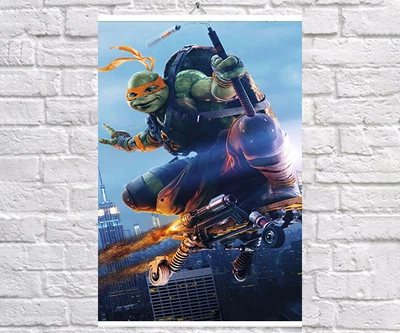 Постер плакат BEGEMOT Черепашки-ниндзя Teenage Mutant Ninja Turtles 61х90 см (1121681-1)