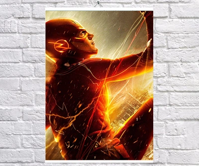 Постер плакат BEGEMOT Супергерои DC Флеш Flash 61х90 см (1121523-1)