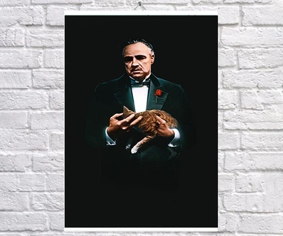 Постер-плакат BEGEMOT Хрещений батько Godfather 40x61 см (1121534)