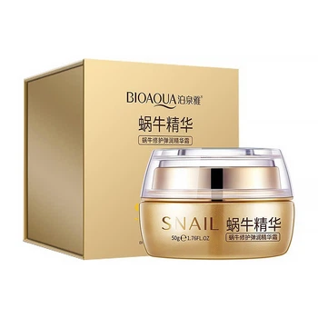 Крем для лица с муцином улитки BIOAQUA Snail Repair&Brithening 50 г питательный