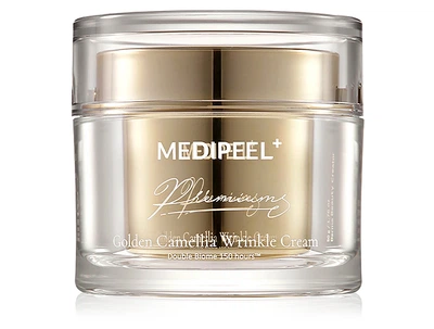 Премиум крем для лица от морщин с камелией и золотом MEDI-PEEL Premium Golden Camellia Wrinkle Cream, 50г (8809941822175)
