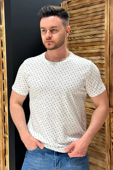 Футболка с принтом Trend Collection 36308 Белый (BEYAZ) L