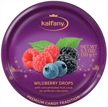 Леденцы Kalfany Wildberry Candies лесные ягоды 150г