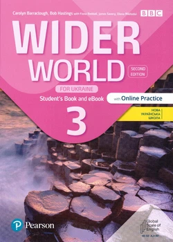 Підручник Wider World 2nd Edition for Ukraine 3: Student's Book with eBook and Online Practice ISBN: 9788367838368