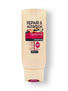 Кондиціонер Deliplus Repair & Nutrition з 8 компонентами для живлення і відновлення сухого та пошкодженого волосся 300 мл