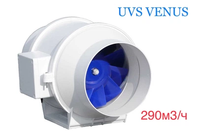 Вентилятор канальный 100 мм UVS VENUS VKP eco 100 смешанного типа
