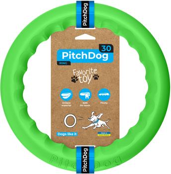 Pierścień do portowania Pitch Dog 28 cm Zielony (4823089361451)