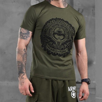 Чоловіча легка футболка Coolmax олива розмір 3XL
