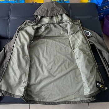Літня Куртка з сітчастою підкладкою / Легка Вітровка хакі розмір XL
