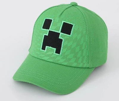 Кепка-блайзер з гри майнкрафт Minecraft Кріпера блейзер шапка (629229847) 45-54 V3 Світло-Зелена