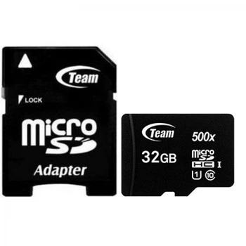 Карта пам'яті microSD 32Gb Team (TUSDH32GCL10U03) + адаптер SD