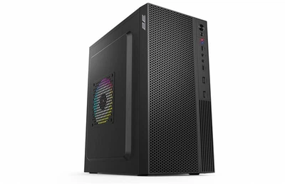 Корпус Mini-Tower з БЖ 500Вт 2E TeamX TMX03 (mATX, 2xUSB3.0, ATX500W, 1x80мм fan, чорний)