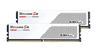 Оперативна пам'ять DDR5 96 Gb (5200 MHz) (Kit 48 Gb x 2) G.SKILL Ripjaws S5 White (F5-5200J4040A48GX2-RS5W)