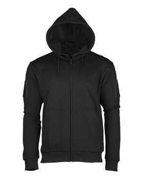 Реглан з капюшоном на блискавці TACTICAL HOODIE M Black