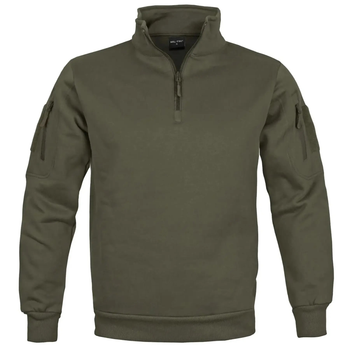 Реглан тактичний на блискавці TACTICAL SWEAT-SHIRT WITH ZIPPER XL RANGER GREEN