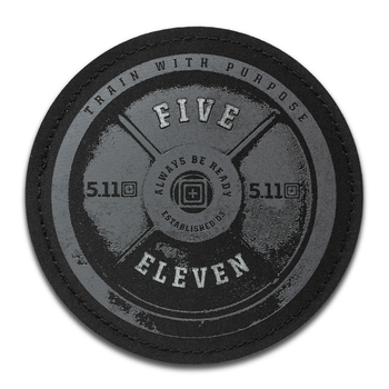 Нашивка 5.11 Tactical® PT-R Weight Plate Patch Black