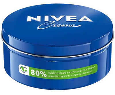 Крем для обличчя Nivea Creme універсальний у банці 250 мл (5900017092355)