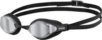 Очки для плавания Arena AIR-SPEED MIRROR серебристый, черный Уни OSFM