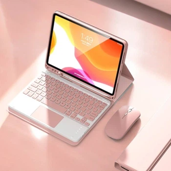 Чохол-клавіатура CaseFashion в комплекті з мишкою для iPad 10 10.9" (2022/2025) Pink