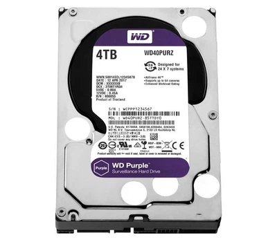Жесткий диск Western Digital Purple 4TB 64MB 5400rpm WD40PURZ 3.5