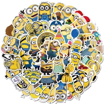 Набір вінілових наклейок стікерів LTC Стікерпак Minions 50 шт. (SL20220810003)