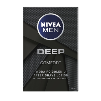 Woda po goleniu NIVEA Men Deep Comfort antybakteryjna 100 ml (5900017061863)