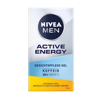 Крем-гель для обличчя NIVEA Men Active Energy заряджаючий енергією 50 мл (4005900780089)
