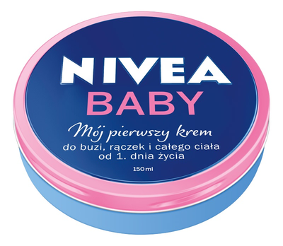 Дитячий крем Nivea Baby Мій перший крем для обличчя, рук і тіла з першого дня життя 150 мл (5900017062594)