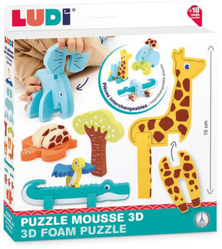 3D Puzzle Game Ludi Foam 23 elementy (3550833300848)
