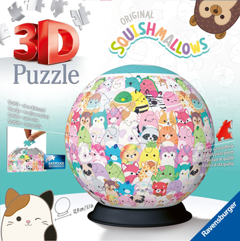 3D Puzzle Ravensburger Squishmallows Ball 72 elementy (4005556115839)