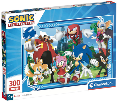 Puzzle Clementoni Puzzle Super Sonic 300 elementów (8005125217298)