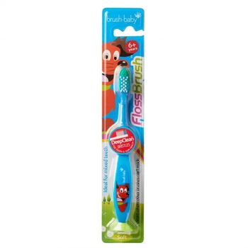 Зубна щітка Brush-baby Flossbrush від 6 років Blue