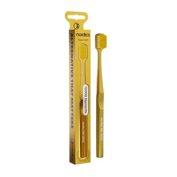 Зубні щітки Nordics преміум-класу Silk yellow 12000 Ultra Soft