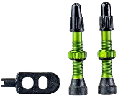 Комплект клапанів для коліс Trezado Tubeless MTB 42 мм Green (5903111053154)