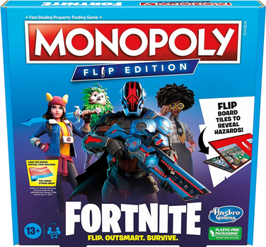 Gra planszowa Hasbro Monopoly Fortnite Flip Edition (5010996168931)