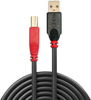 Кабель Lindy USB Type A - USB Type B 15 м Black (4002888427623)