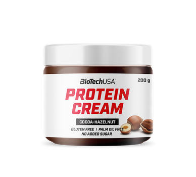 Натуральная арахисовая паста BioTech Protein Cream (200 г) биотеч cocoa-hazelnut
