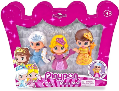 Zestaw figurek Famosa Pinypon Princesses 3 szt (8410779048653)