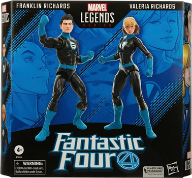 Набір фігурок Hasbro Marvel Legends Series Fantastic Four Franklin Richards & Valeria Richards 2 шт (5010994182458)