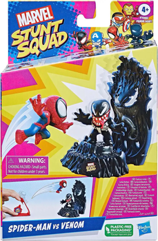 Zestaw figurek Hasbro Marvel Stunt Squad Spider-Man vs Venom 2 szt (5010994180928)