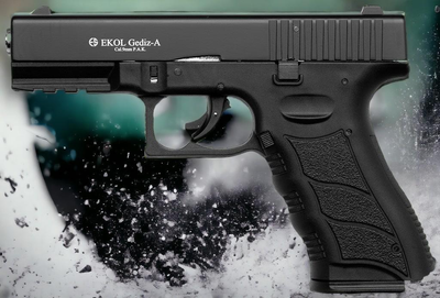 Стартовий шумовий пістолет CORE Ekol Gediz Black + 50 холостих патронів YAS (9 мм)