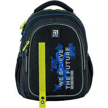 Рюкзак школьный Kite teens K24-8001M-2 40x29x17 см черный